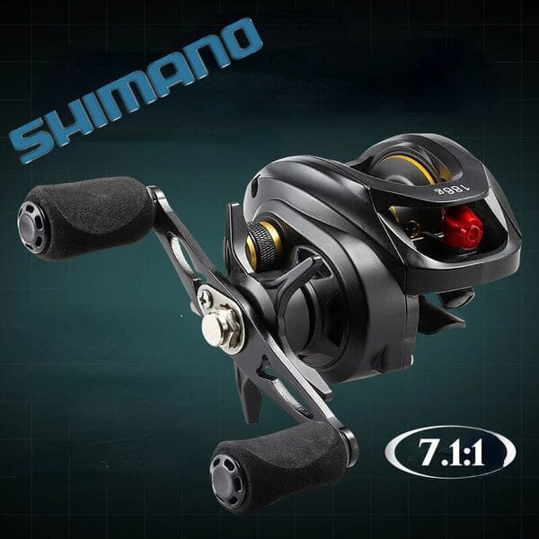 Moulinet Shimano 7.1:1 pour Eau Douce et Eau Salée + Gant Offert Esportes (Carretilha de Pesca 2) Mascato Shop