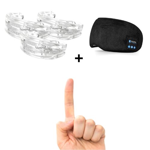 Orthèse dentaire Snoozia Pro UNISSEX - SAUDE - SNOOZIA PRO Mascato Shop 3 Gouttières + Cadeau Gratuit (Vous économisez 70%)