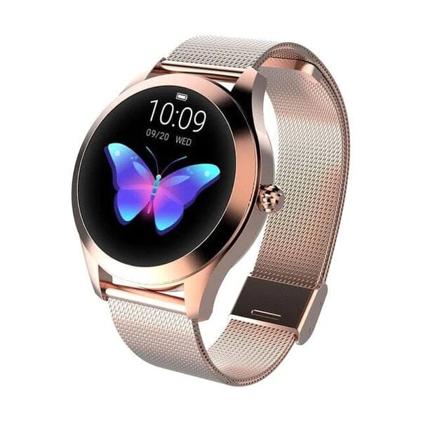 Nouveau Smartwatch Féminin KW10 Feminino - Relógio 1 Mascato Shop Or Rose 